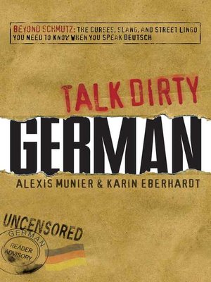 cover image of Talk Dirty German